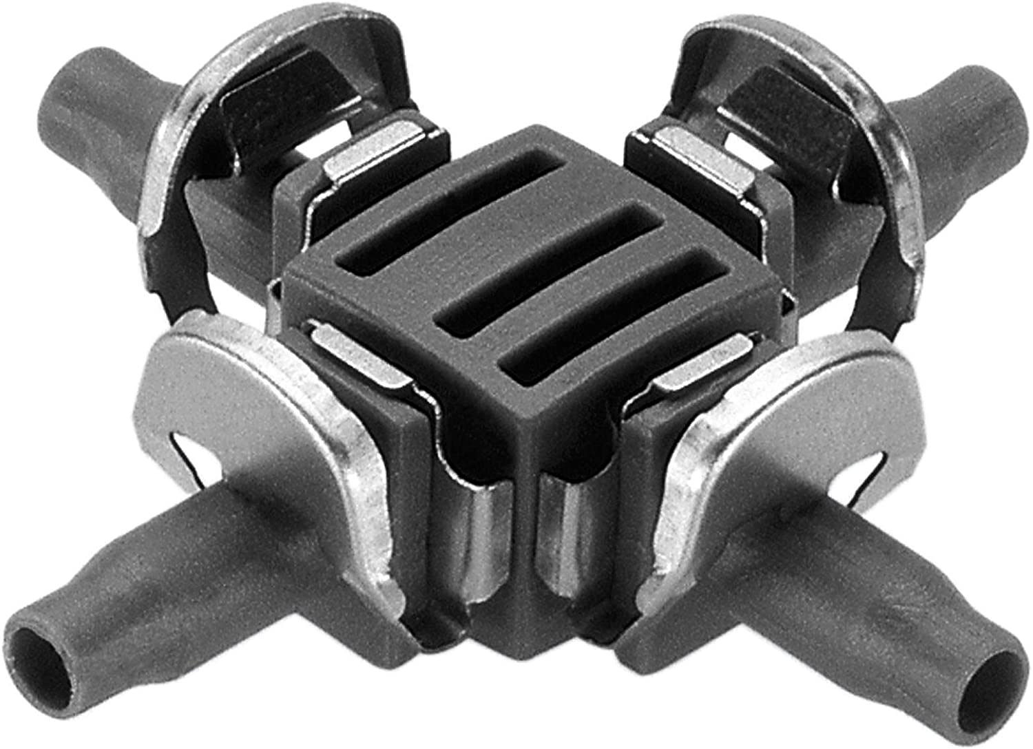 4-Way Coupling 4,6 mm 3/16 4,6 mm (3/16"), "Quick&Easy" connection technology