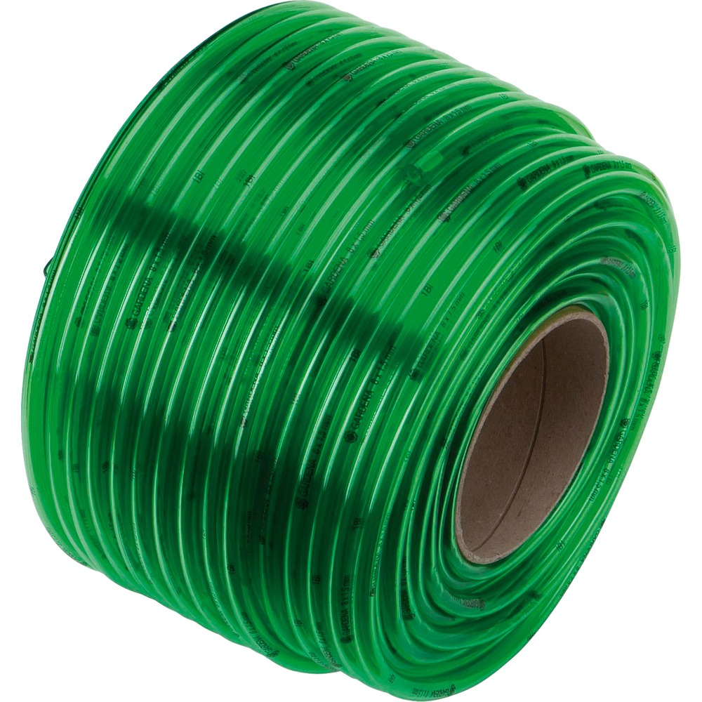 Transp.Hose,green 6 x 1,5mm