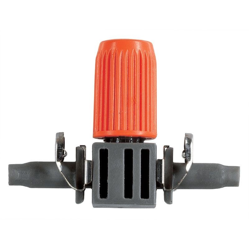 Adj. Inline Drip Head 0-10 l/h adjustable, "Quick&Easy" connection technology