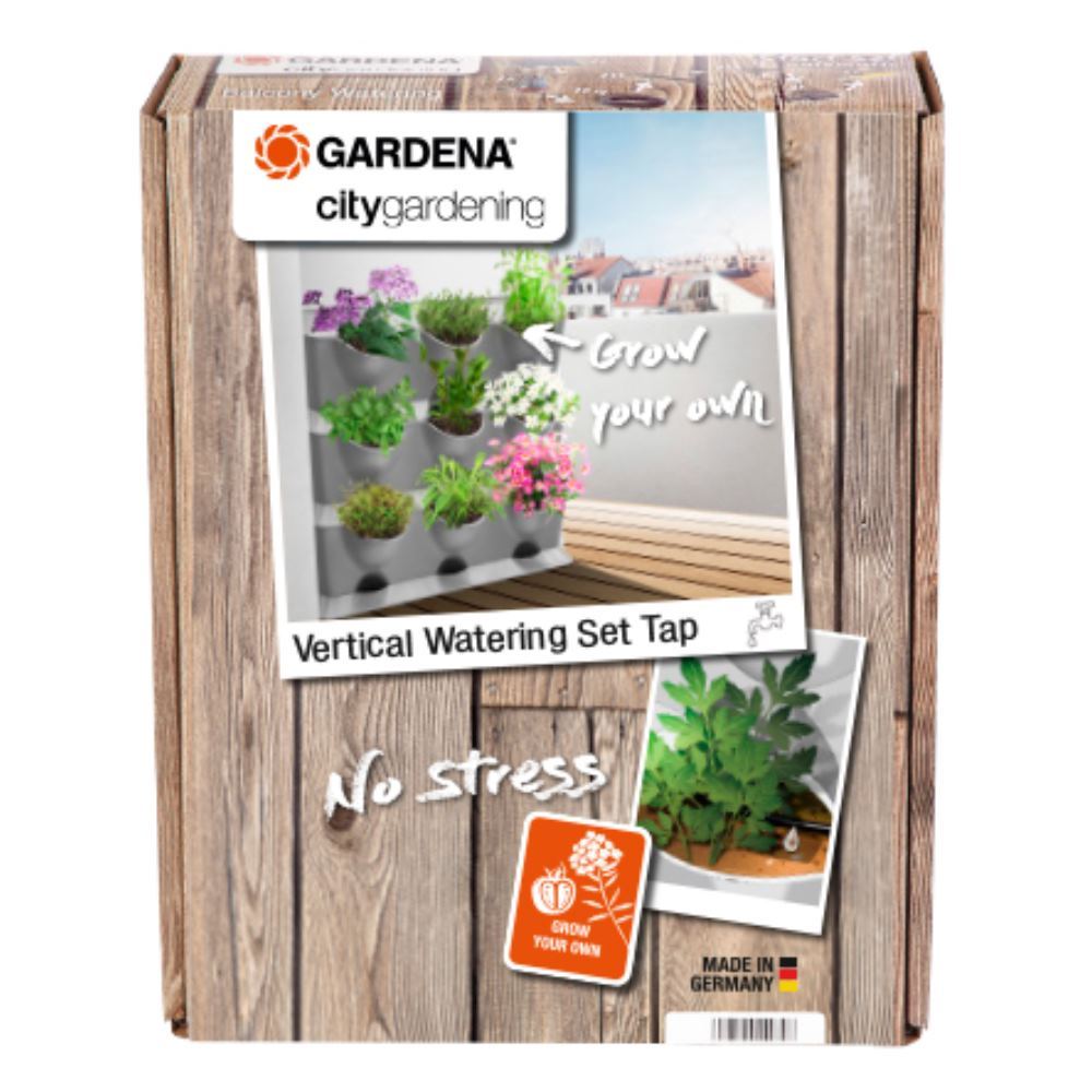 Irrigation set vertical tap Watering Kit Tap Vertical (for 9 vertical recipients) : dripping hose 4,6mm (3/16''), supply pipe 4,6 mm (3/16'') var. MDS pipe couplings 4,6 mm (3/16''), OGS tap connector, master unit 1000
