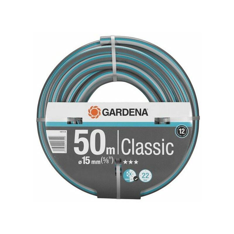 Classic Hose (5/8"),50m w/o 15mm (5/8"); 50m; burst pressure: 22 bar; warranty: 12 year