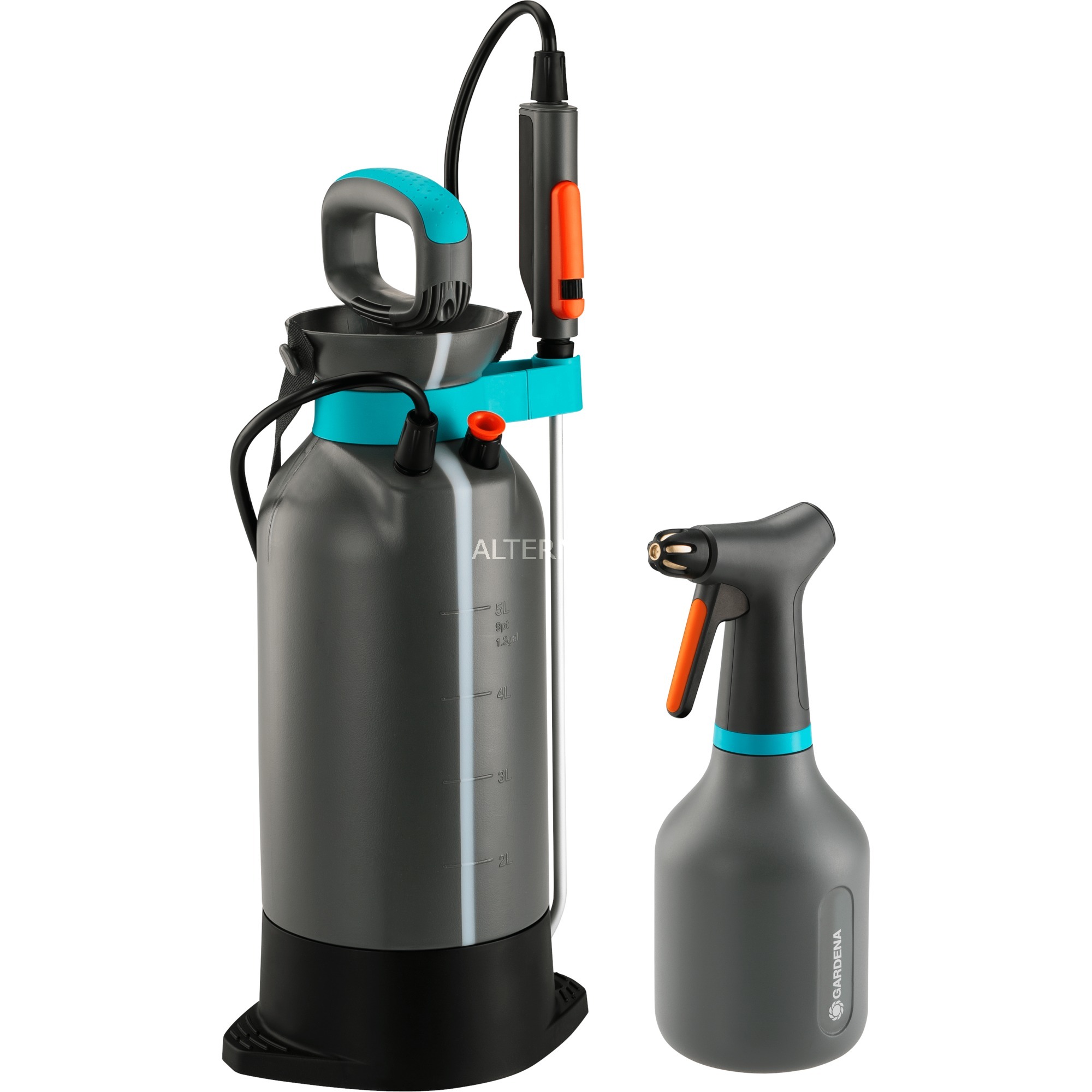 Pump 5L+Pressure Sprayer0,75L Set VE 6 / 12 (two-storeyed display)