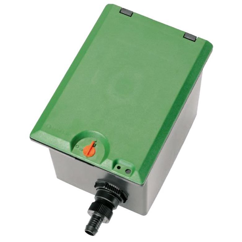Valve Box V1 for 1 Irrigation Valve 9 V or 24 V, telescopic screwed connection, 1" male thread