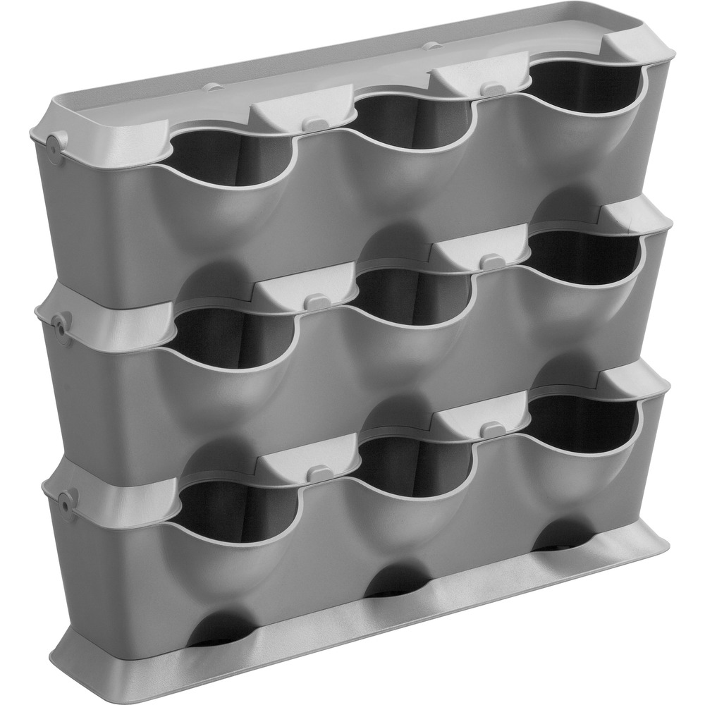 Basic Set Vertical Basic Set Vertical: 3 recipients, 3 lids, 1 tray, 12 clips